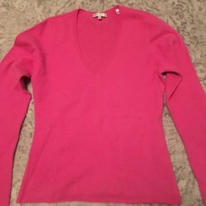 Vince. 100% Cashmere V-neck Longsleeve Sweater